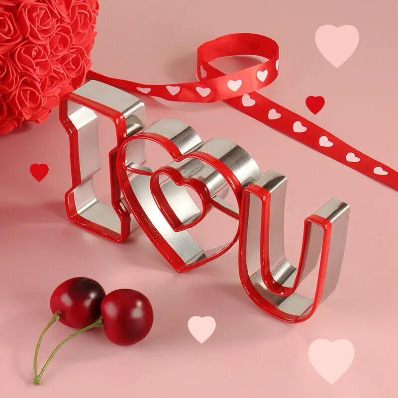 I Love You 3/piece Cutter Set 