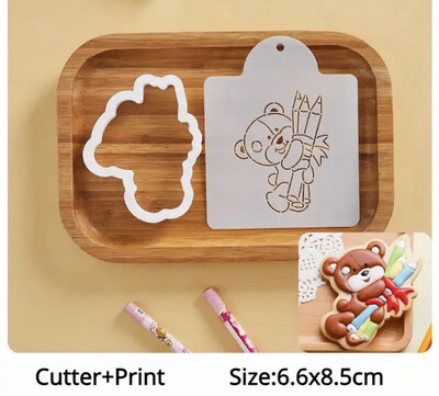 Happy Teachers Day Cookie Cutter + Stencil 
