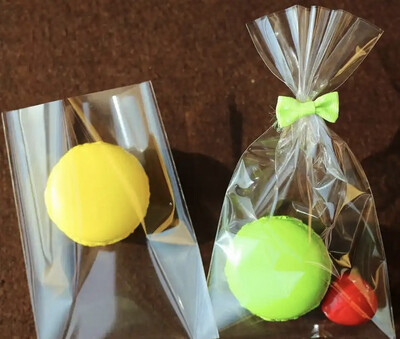 Open Top Clear Bag Lot/100 pieces + Sealing Wires 