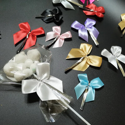 Satin Ribbon Bows Lot/ 50 pieces 