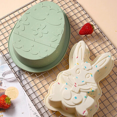 Easter 3D Egg / 3D bunny Silicone Mold 