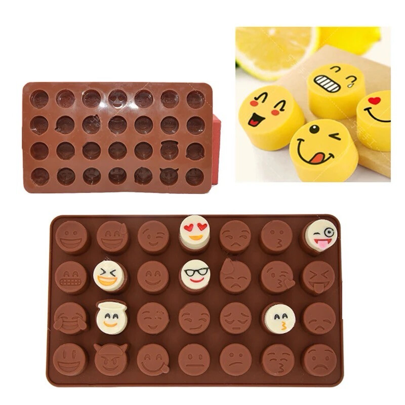 Emoji Smiley Faces Silicone Mold