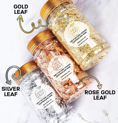 Artificial Gold , Silver, Rose Gold Foil Paper 