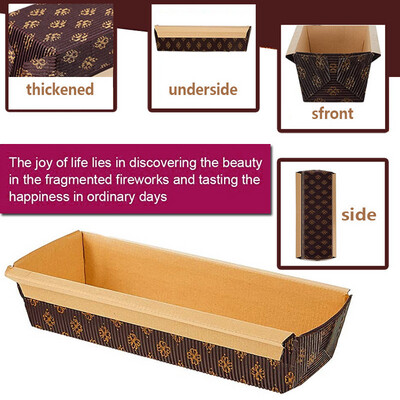 Brown Paper loaf Pan Lot/ 25 piece 