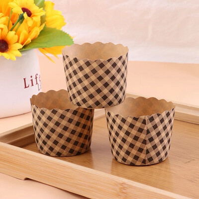 Kraft Paper Cupcake Lot/ 50 piece 