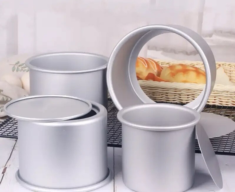 Extra Height Cake Pan Removable Base Non-Stick 