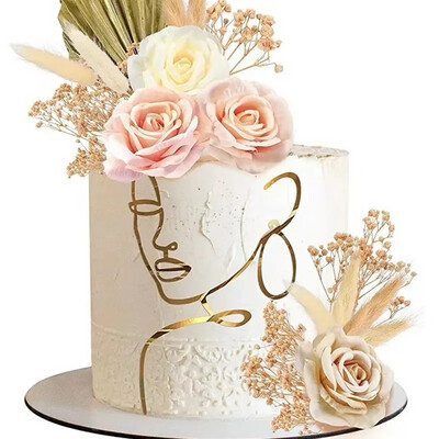 Women Style Cake topper 