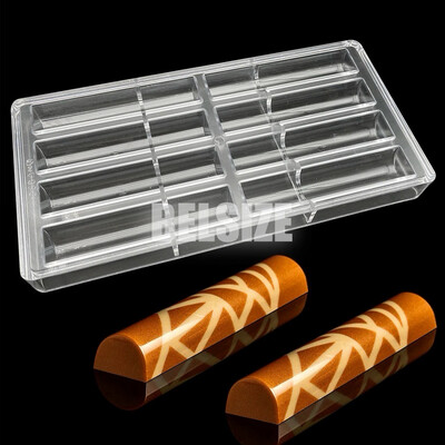 8 Cavity Long Stick Polycarbonate Chocolate Mold 