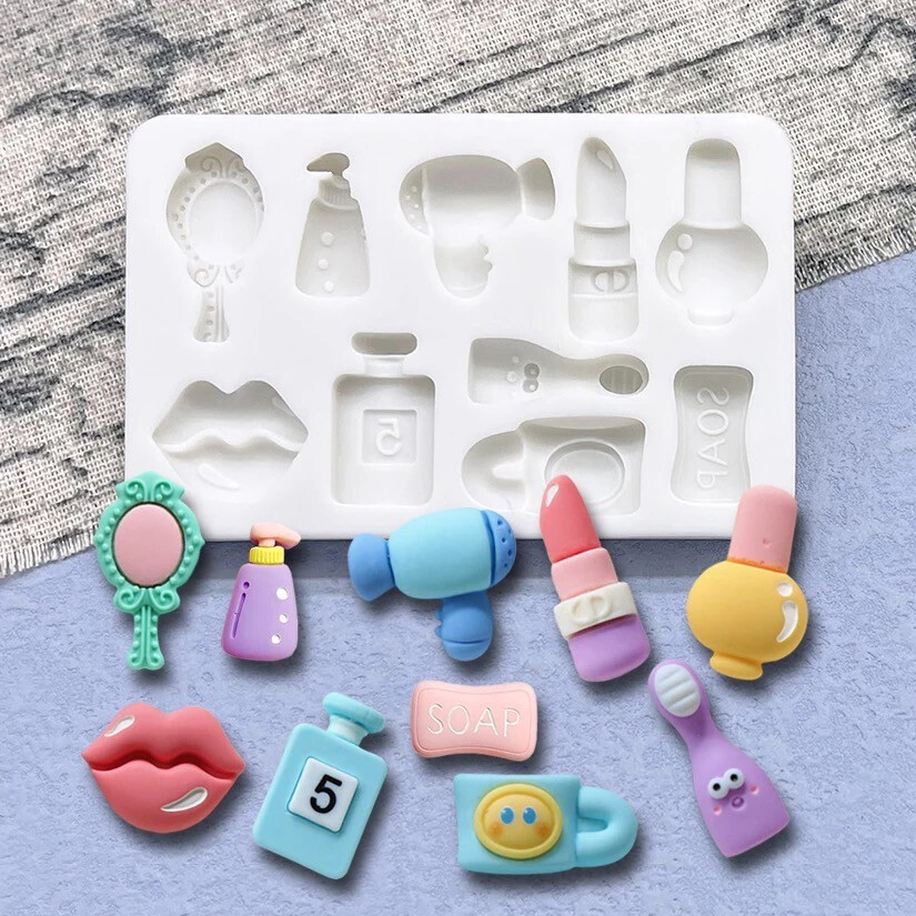 Makeup Hair Dryer Mirror Silicone Mold