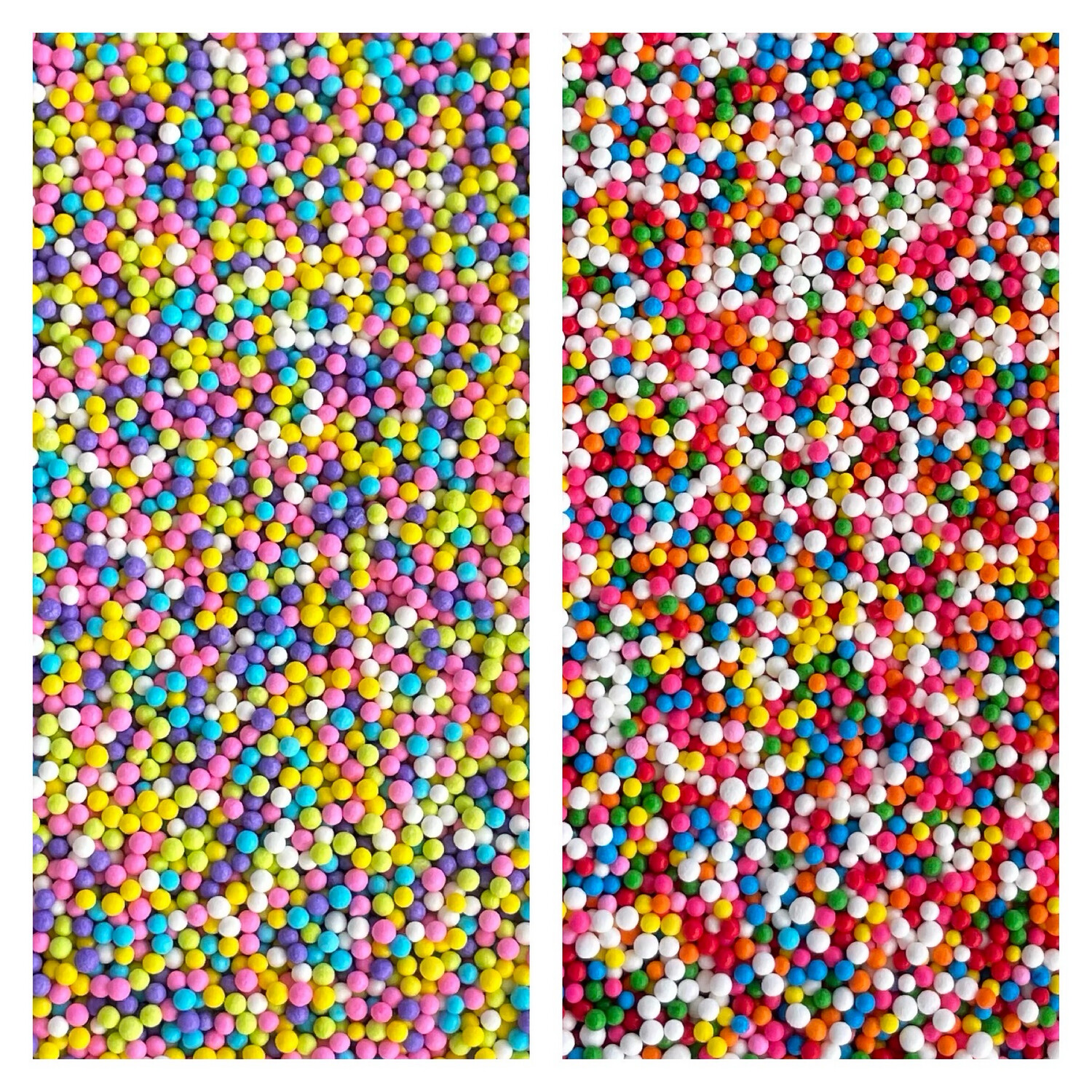Mini Colored Edible Sprinkles 2mm ( 100/g )