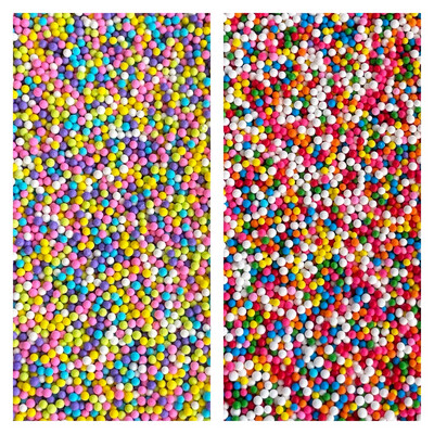 Mini Colored Edible Sprinkles 2mm ( 100/g )