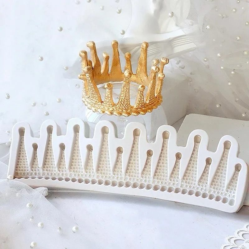 3D Crown Silicone Mold 