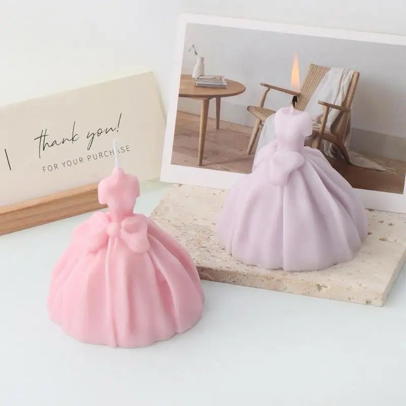 3D Dress Woman Silicone Mold