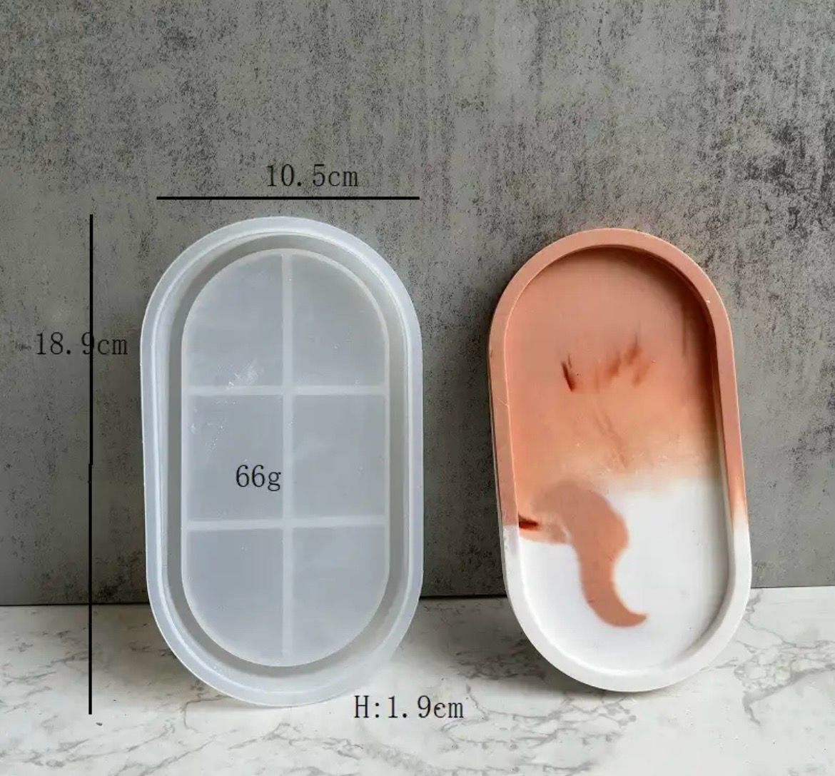 Oval Tray, Coaster