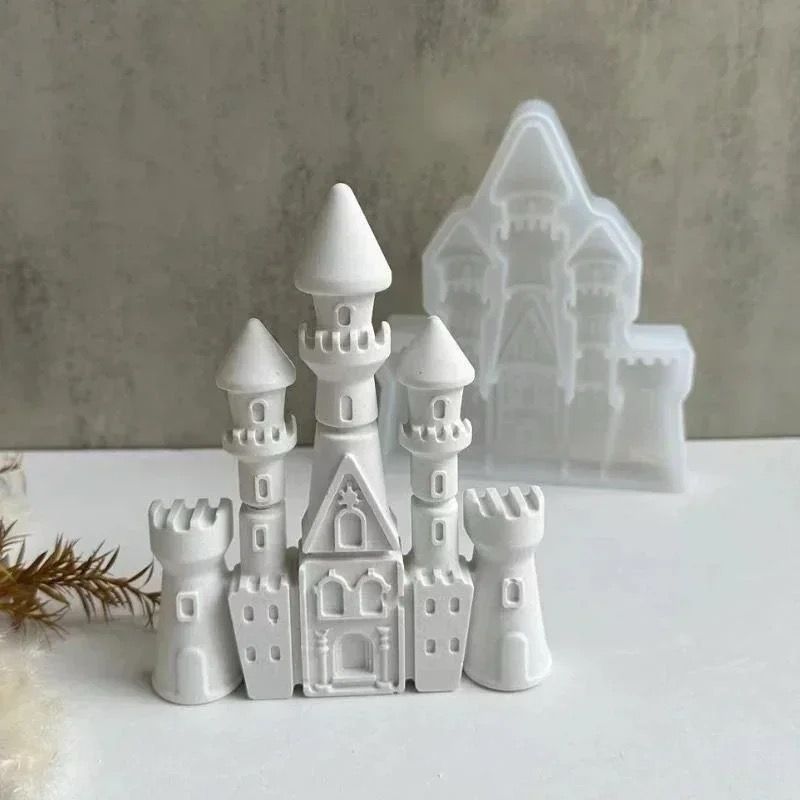 3D Castle Silicone Mold  