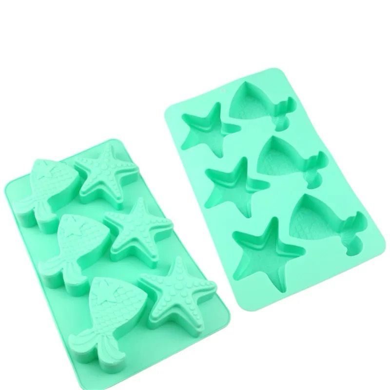 Ocean Fish Tail Star Fish Silicone Mold