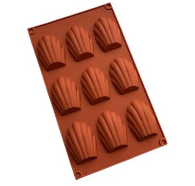 Madeleine Silicone Mold 9 Cavity 