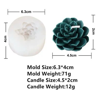 Single Flower Silicone Mold 