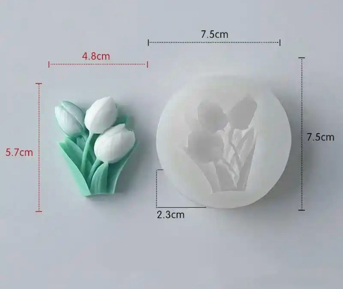 Rose Bouquet Flower Silicone Mold