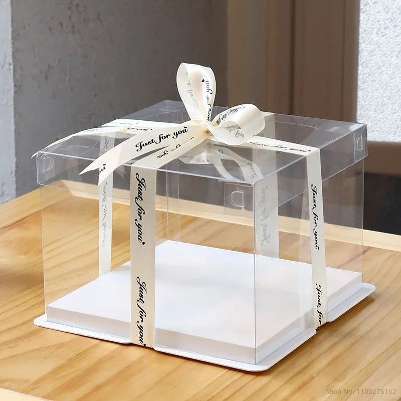 Transparent Cake Box ( 17*17*20cm ) Lot/ 3 Box 