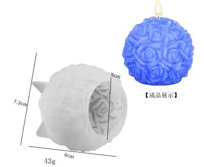 Multi Roses Flower Silicone Mold