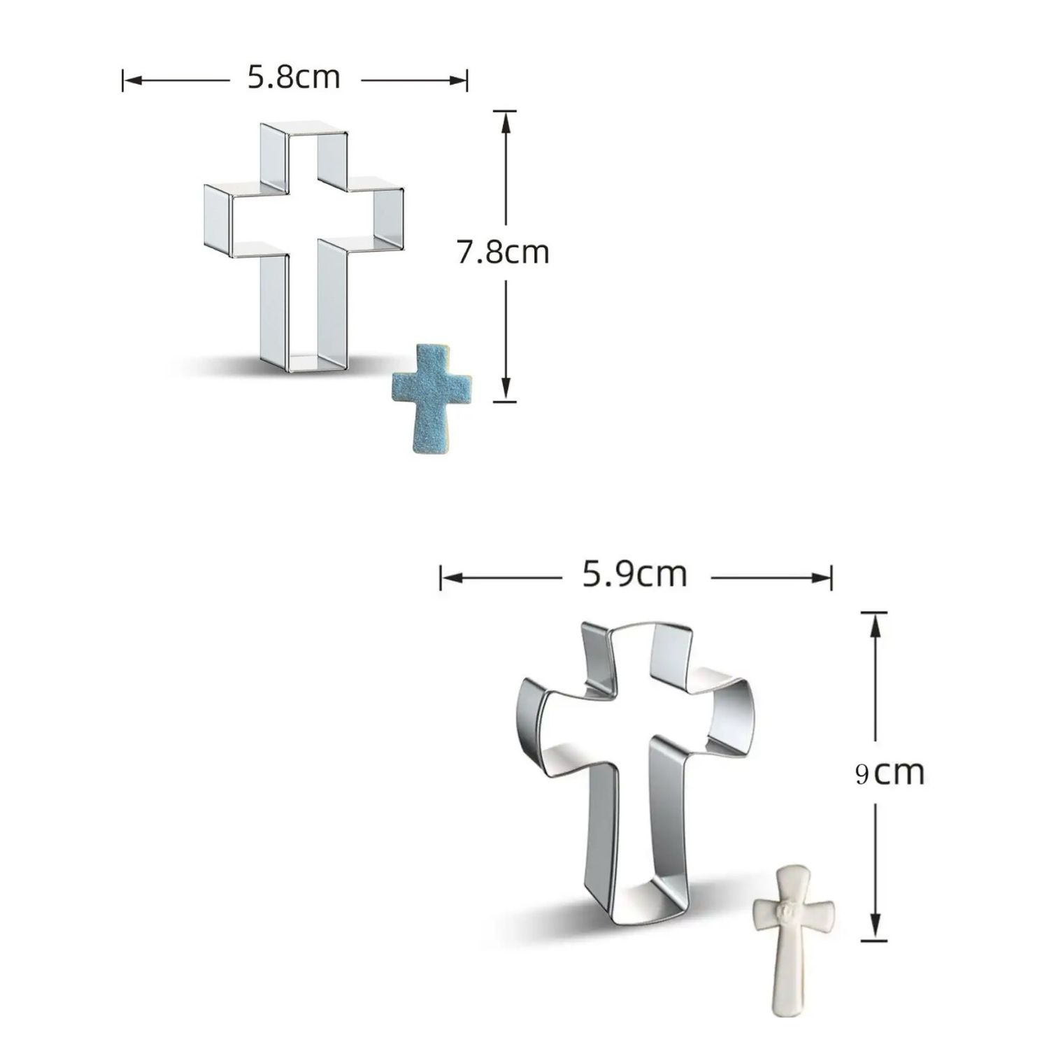 Cross Cookie Cutters 