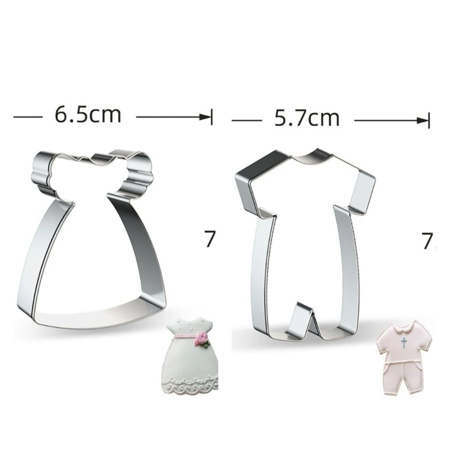 Baby Dress Cookie Cutter 