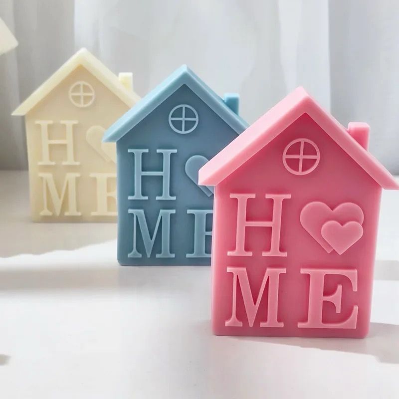 3D House Silicone Mold 