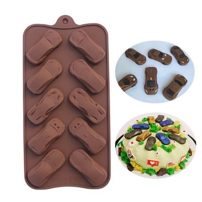 10 Cavity Racing Cars Silicone Mold 