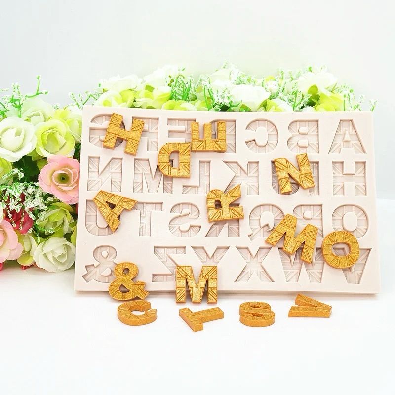 Alphabet Silicone Mold 