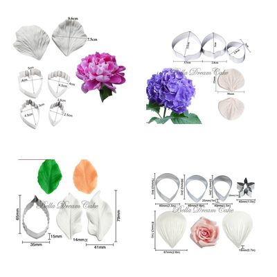 One Set Flower Petals + Cutters