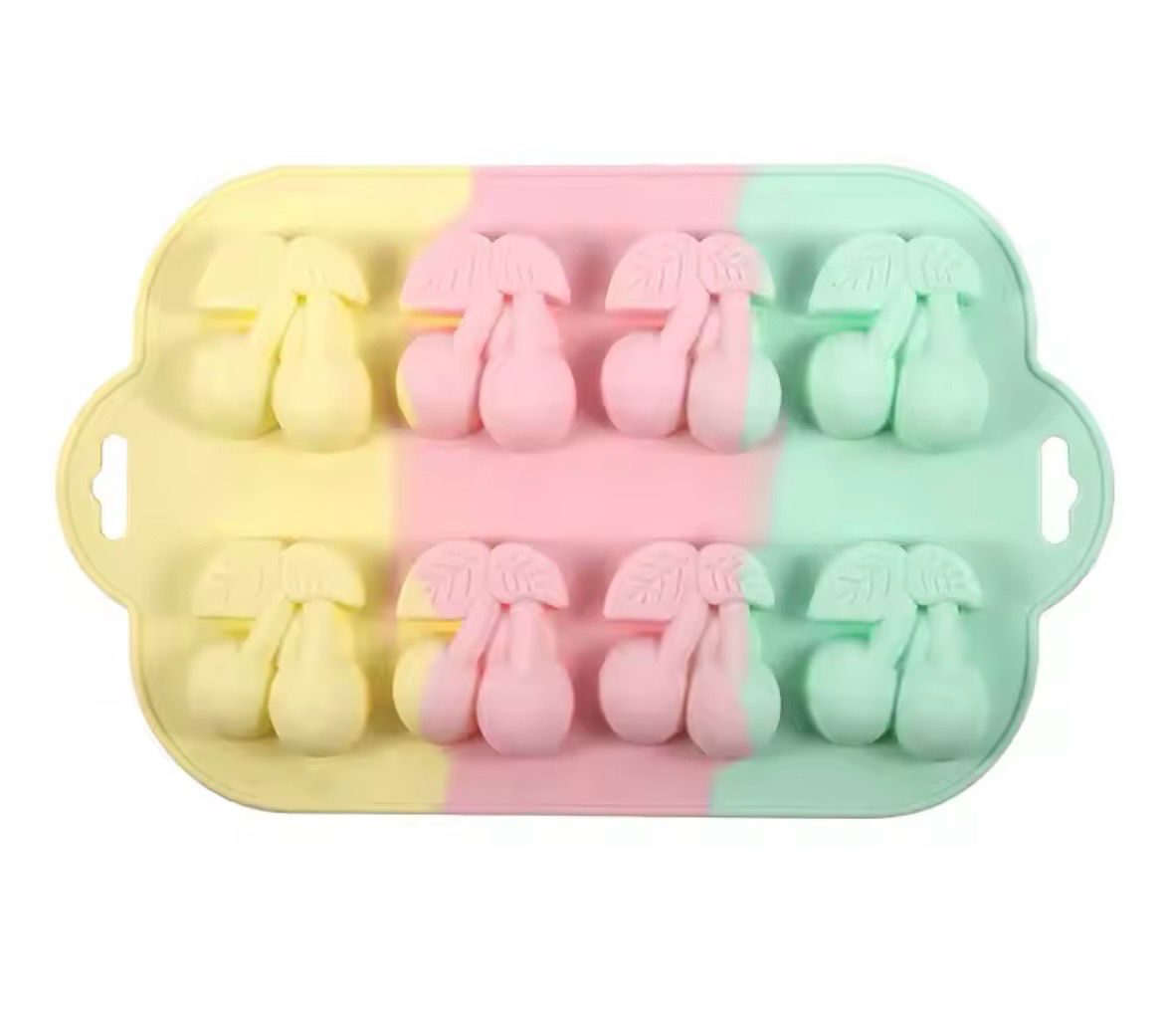 8 Cavity Cherry Silicone Mold 