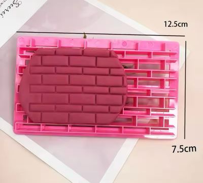 Bricks Shape Fondant Stamp 