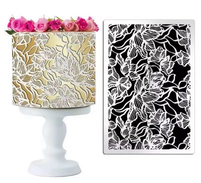 Cake Stencil Flowers Shapes 