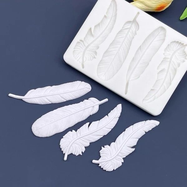Feather Silicone Mold 