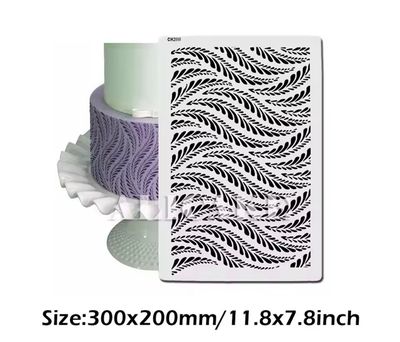 Cake Stencil Leaves Shape 
