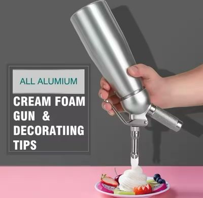 Aluminium + Stainless Whipped Cream Dispenser 1000ML