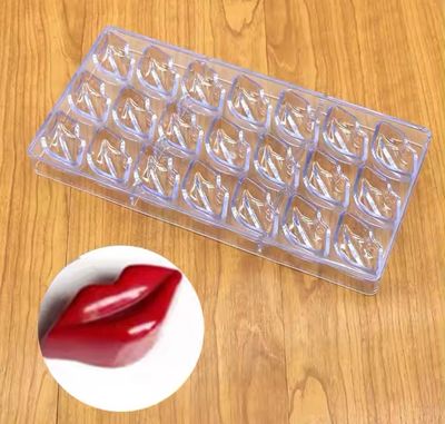 21 Cavity Lips Polycarbonate Mold 