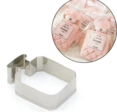 Stainless Steel Perfume Bottle Cookie Cutter 