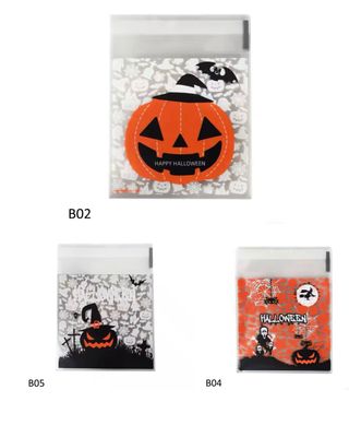 Halloween Cookie Bags 100 Pieces/ Pack