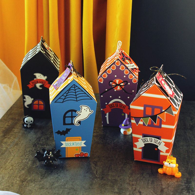Halloween Candy Box Lot/ 5 box ( Mixed 3 Colors )