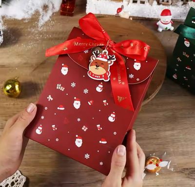 Christmas Candy Handle  Box Lot/ 5 pieces 