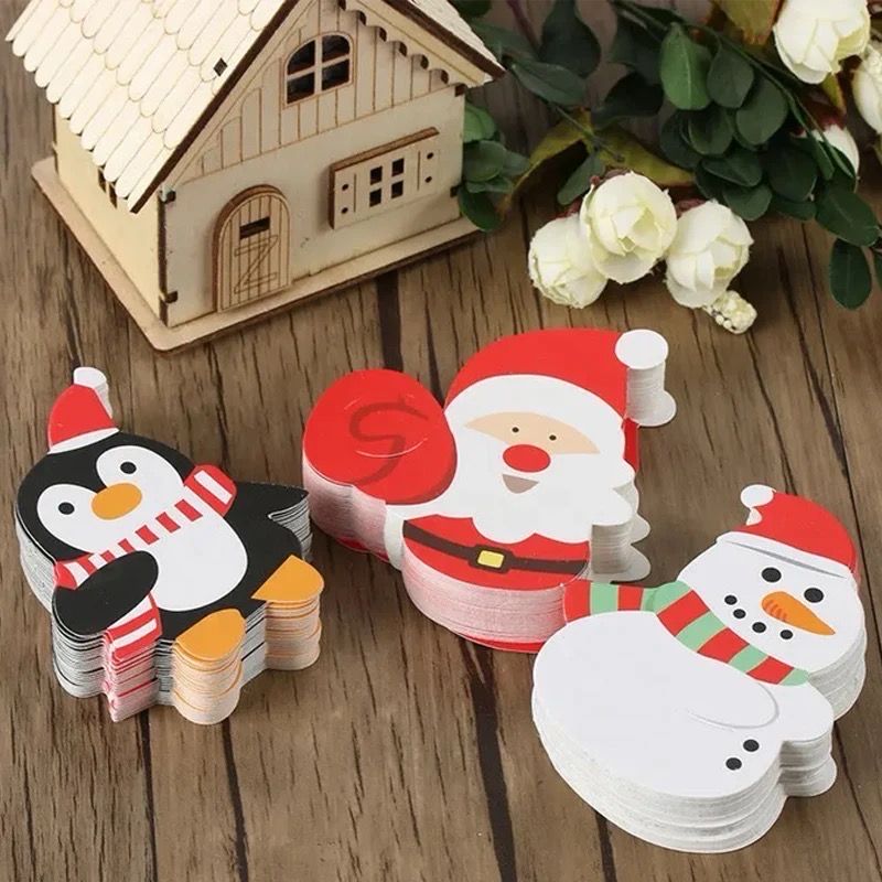 Christmas Lollipops Paper Cards Lot/50 pieces 