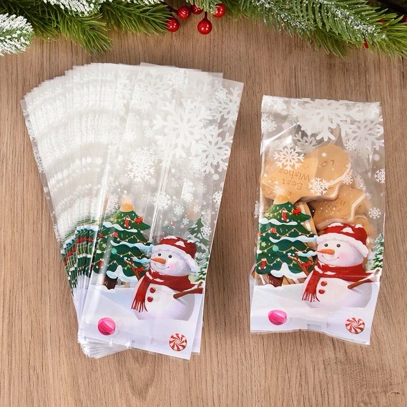Snowman Christmas Candy Bag Lot/50 pieces 