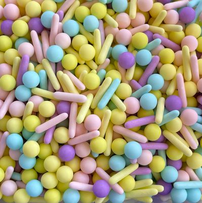 Edible Pastel Colorful  Sprinkles ( 100/g )
