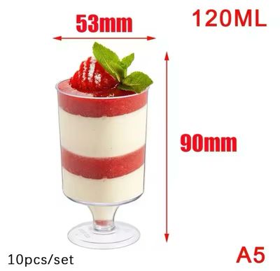 Dessert Cup 120ml Lot / 10 pieces 