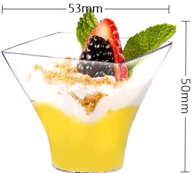 Dessert Cups Lot / 20 pieces 