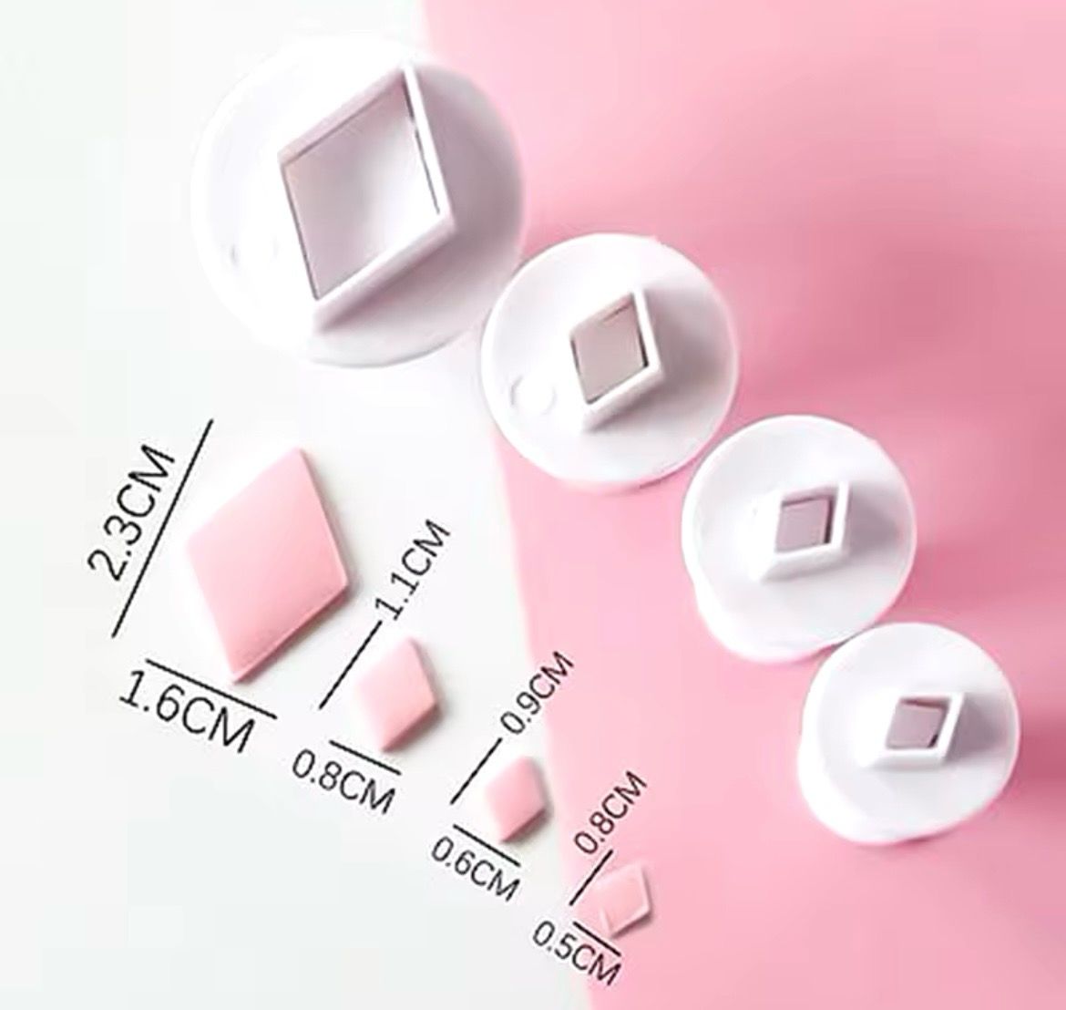 Geometric Shape 4 Pieces Cookie Cutter