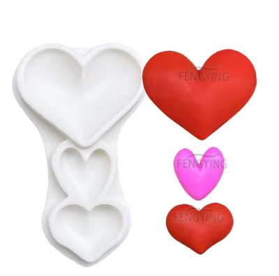 Three Hearts Silicone Mold