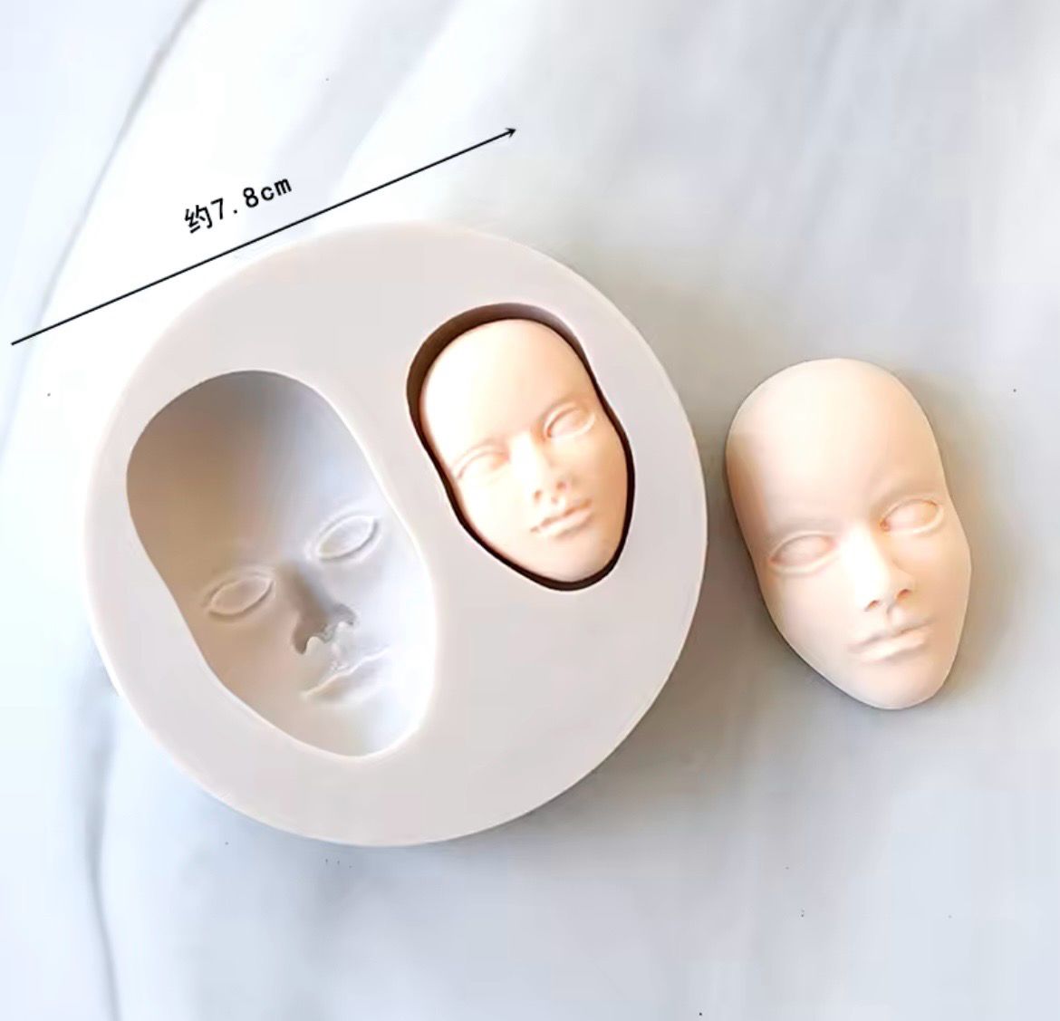 Human Face Silicone Mold